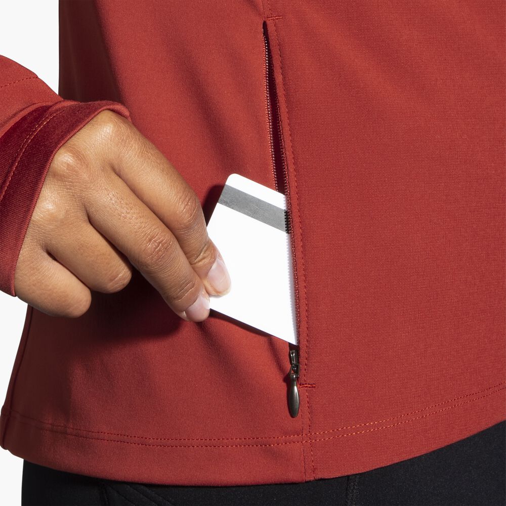 Brooks Fusion Hybrid Jacket - Kupfer/Laufrosine