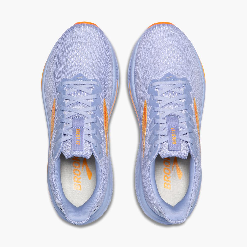 Brooks Ghost 17 - Blaureiher/Weiß/Orange