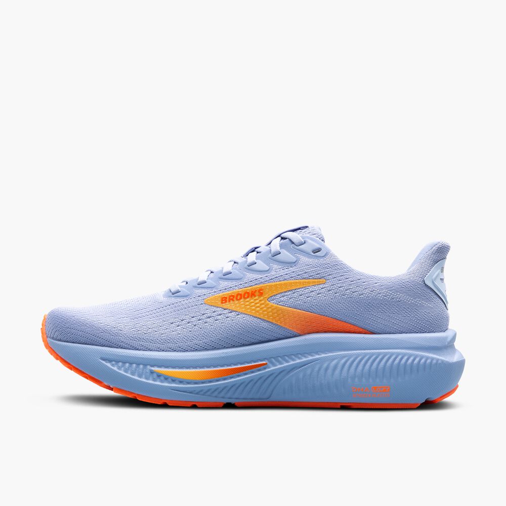 Brooks Ghost 17 - Blaureiher/Weiß/Orange