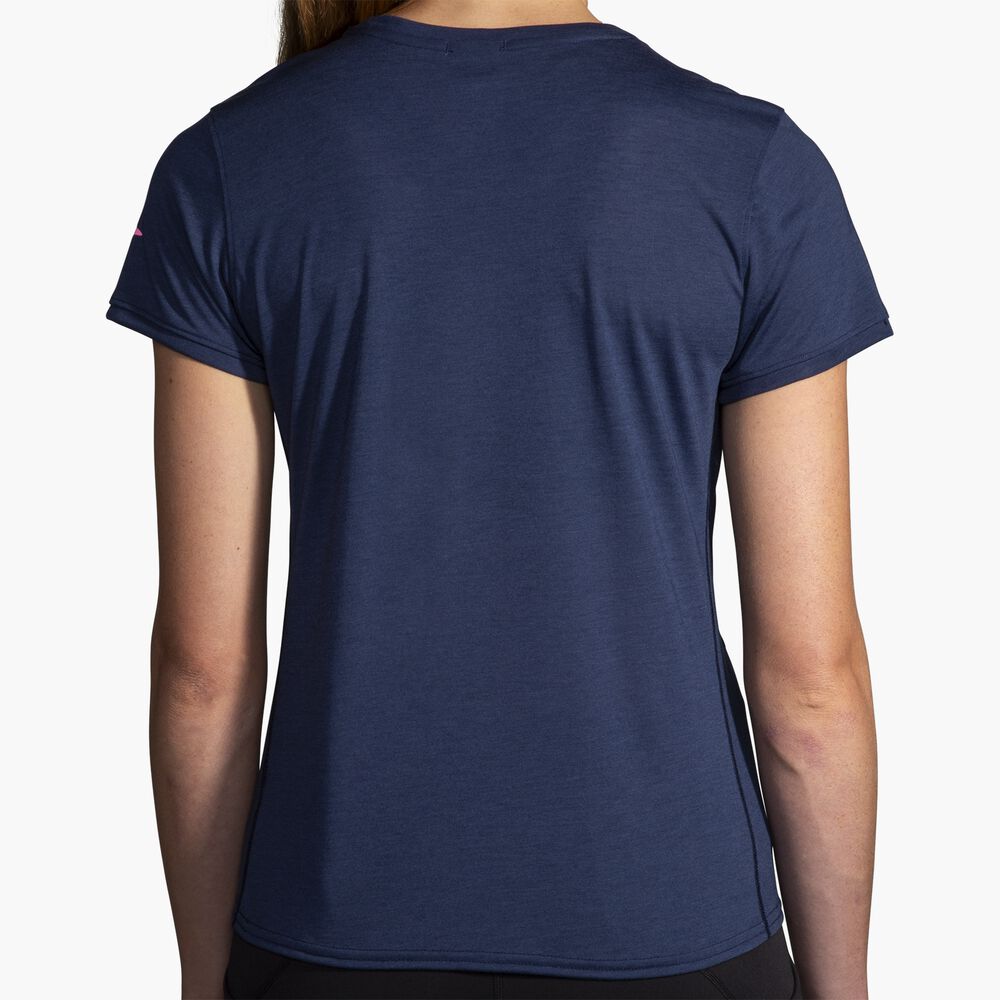 Brooks Distance Short Sleeve 3.0 - Ocean/Brooks