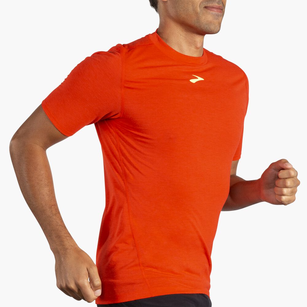Brooks High Point Short Sleeve - Kirschtomate