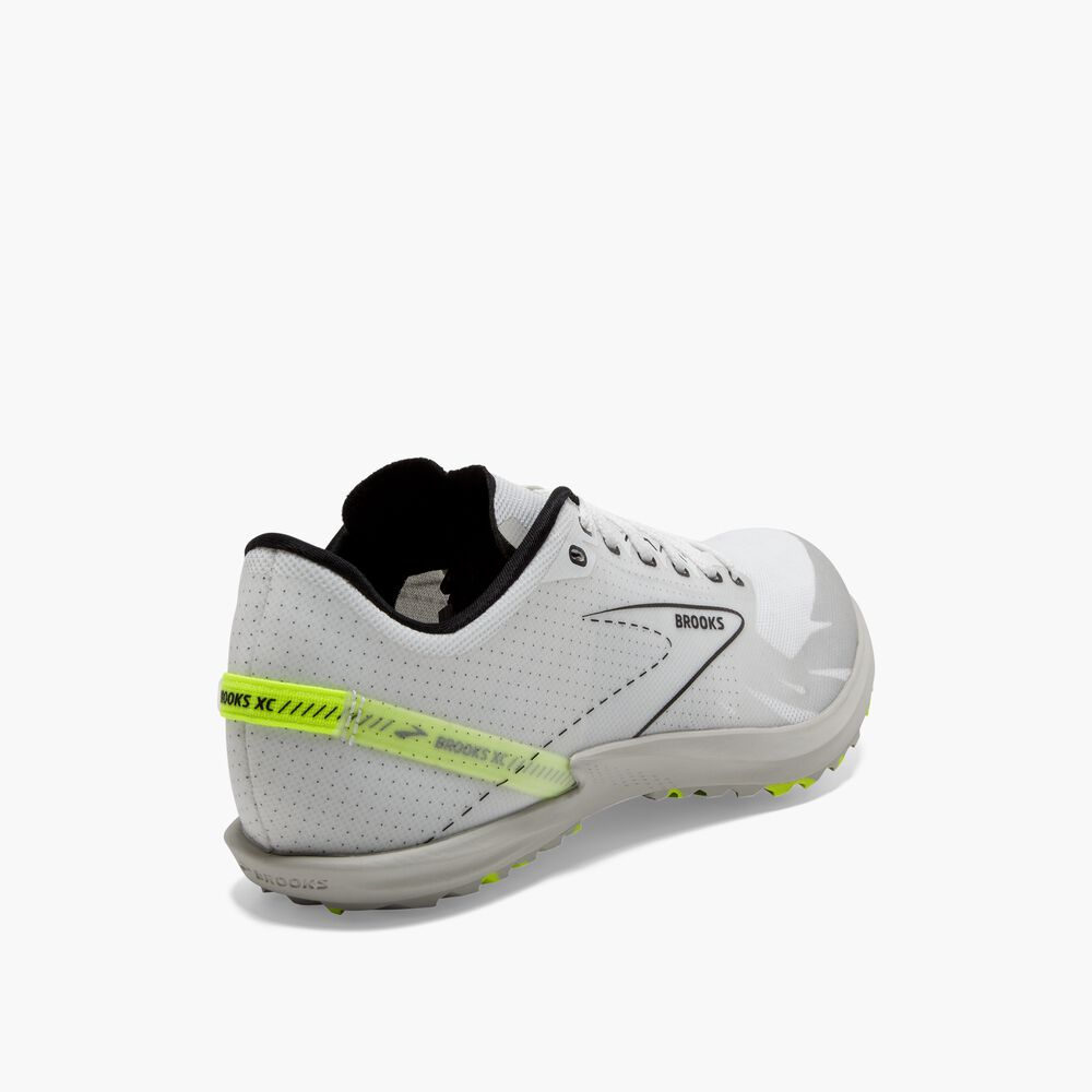 Brooks Draft XC Spikeless - Weiß/Schwarz/Nightlife