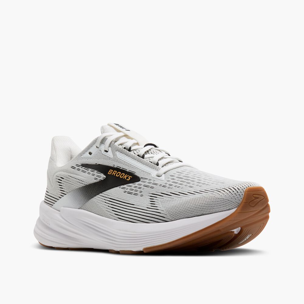 Brooks Revel 8 - Weiß/Schwarz/Oak Buff