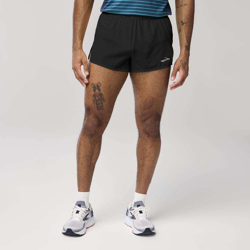 Brooks Breakaway 3" Short - Schwarz