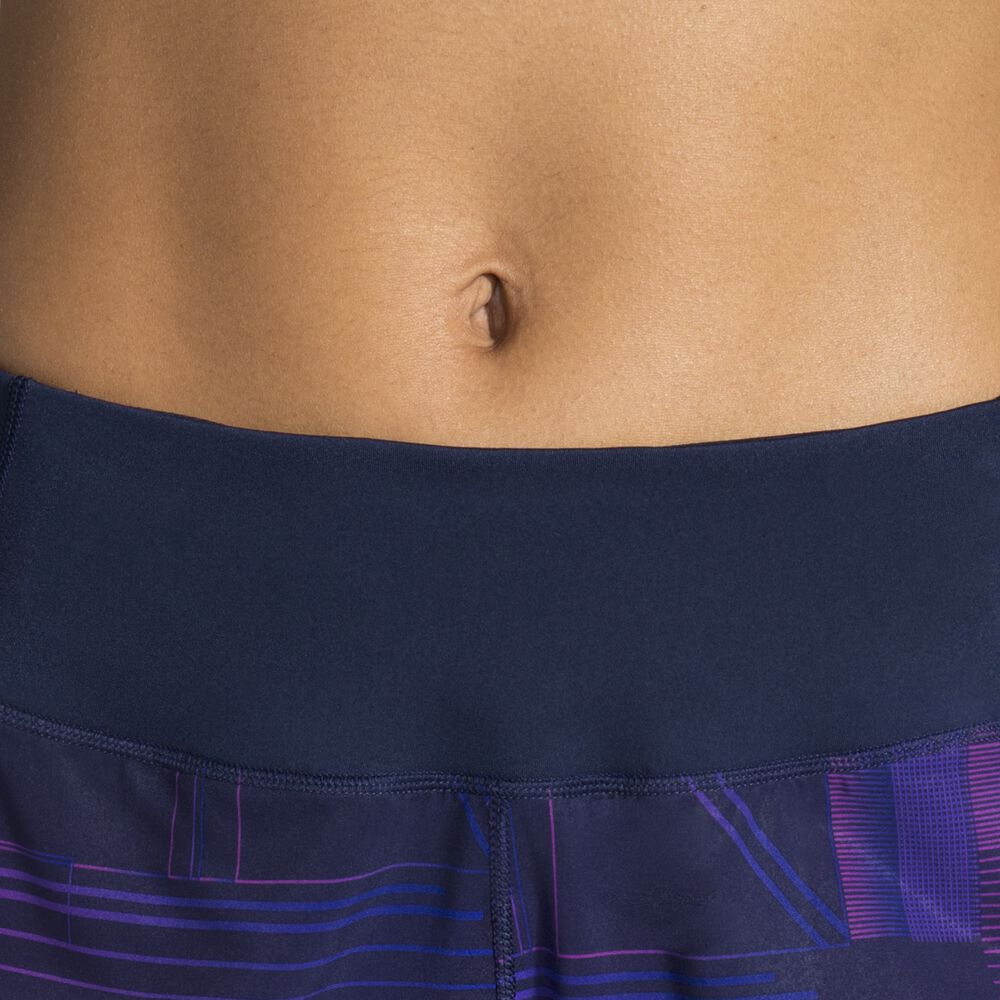 Brooks Chaser 5" Short - Matrix Navy Print