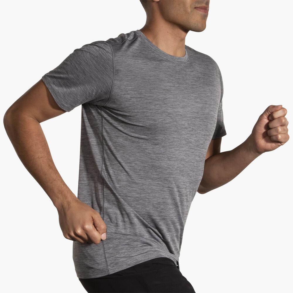 Brooks Luxe Short Sleeve - Hochgrau