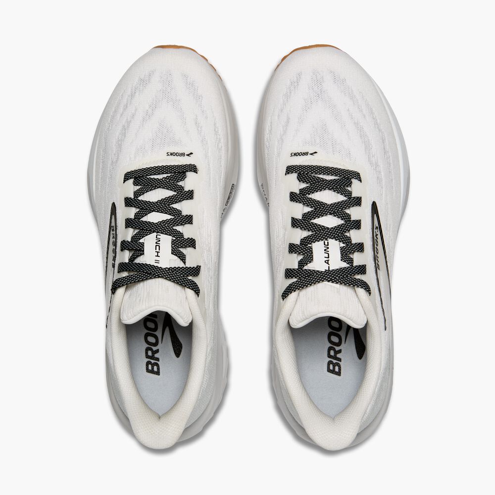 Brooks Launch 11 - Weiß/Grau/Schwarz