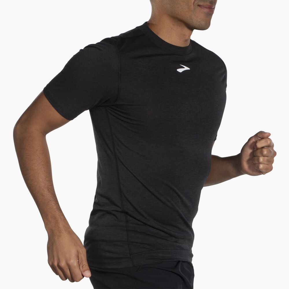 Brooks High Point Short Sleeve - Schwarz