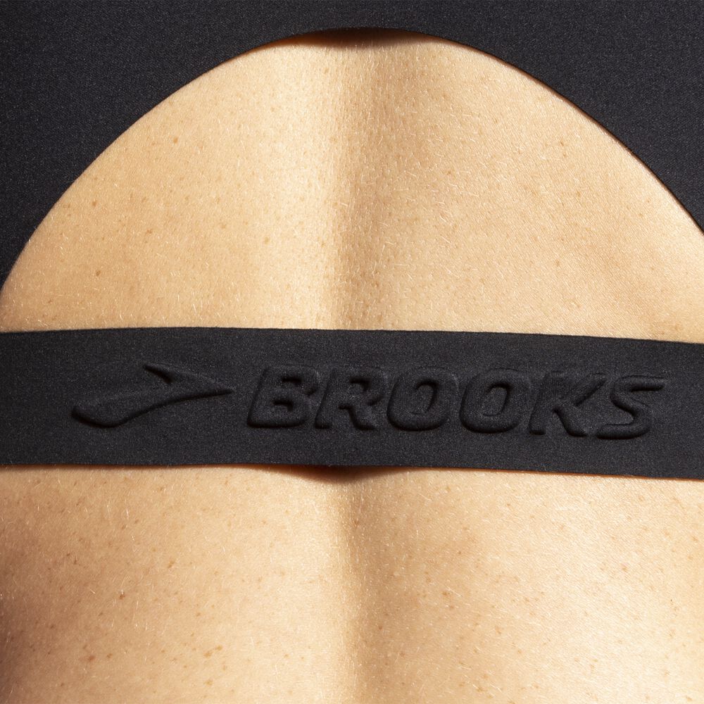 Brooks Dare V Neck Run Bra - Schwarz