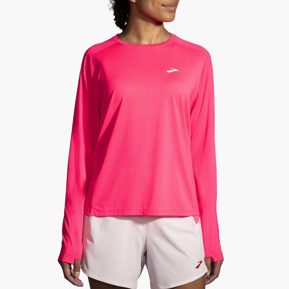 Brooks Sprint Free Long Sleeve 2.0 - Hyper Pink