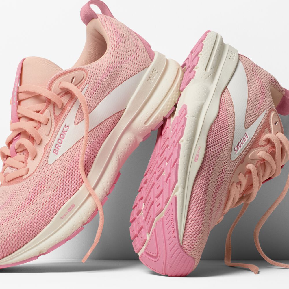Brooks Trace 4 - Tropical Peach/Dianthus/Grau