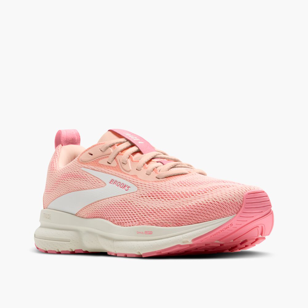Brooks Trace 4 - Tropical Peach/Dianthus/Grau