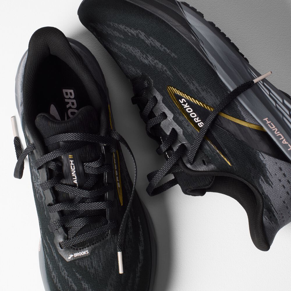 Brooks Launch 11 - Schwarz/Grau/Gold