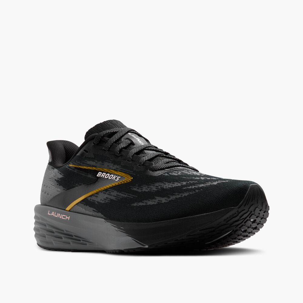 Brooks Launch 11 - Schwarz/Grau/Gold