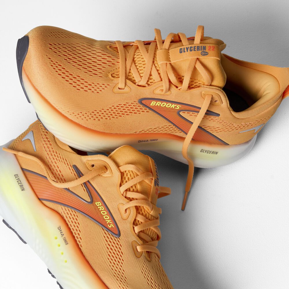 Brooks Glycerin 22 - Orange/Nightlife/Weiß