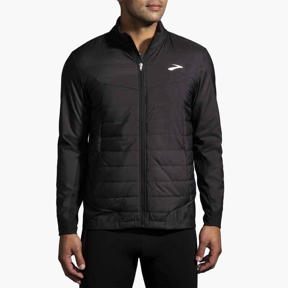 Brooks Shield Hybrid Jacket 2.0 - Grauer Himmel