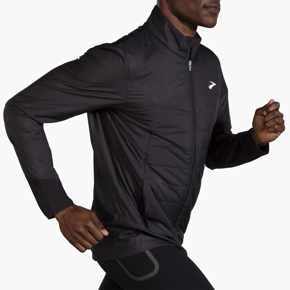 Brooks Shield Hybrid Jacket 2.0 - Grauer Himmel