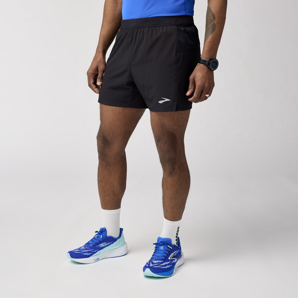Brooks Journey 5" Short - Schwarz