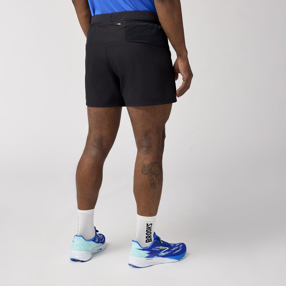 Brooks Journey 5" Short - Schwarz