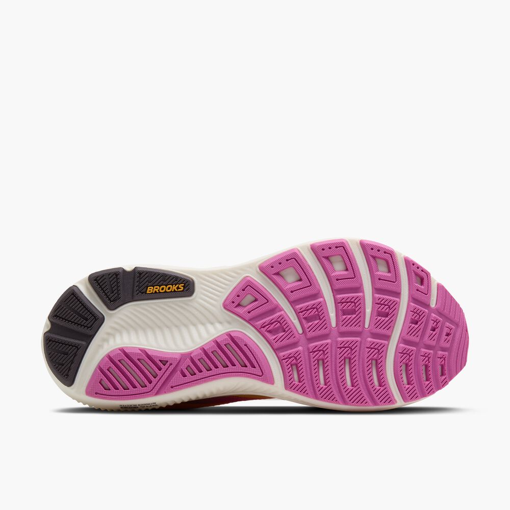 Brooks Ghost 17 - Aprikose/Grau/Pink