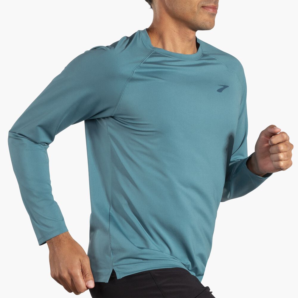 Brooks Atmosphere Long Sleeve 2.0 - Storm Blau