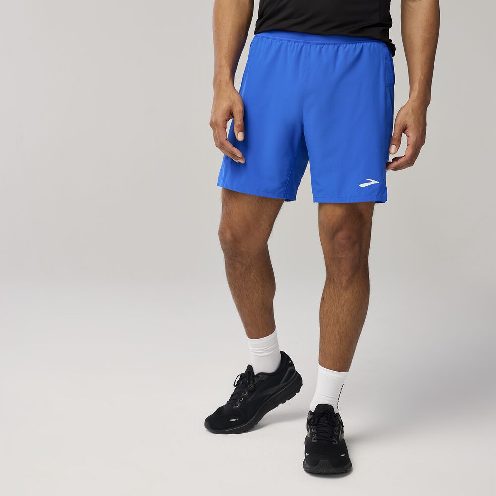 Brooks Journey 7" 2-in-1 Short - Neo Blue