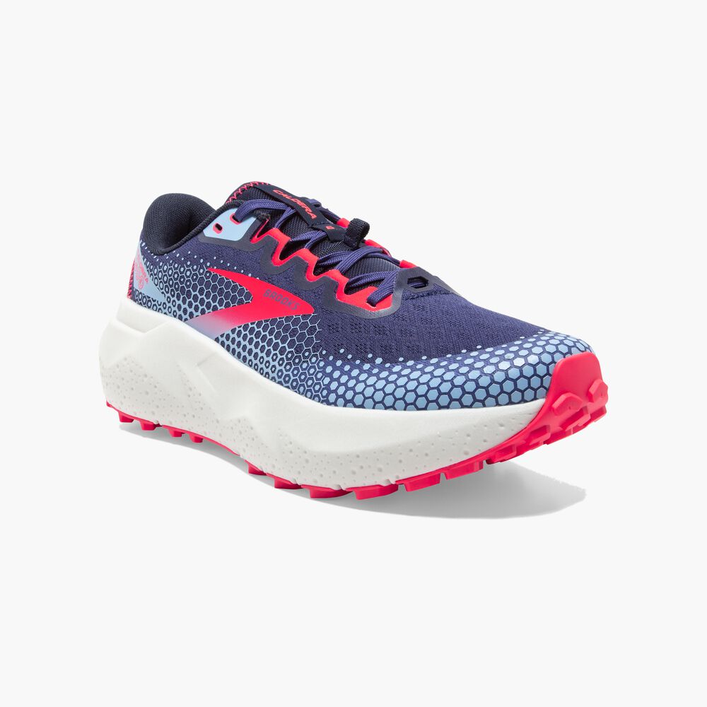 Brooks Caldera 6 - Tiefes Kobaltblau/Diva Pink/Austernpilz