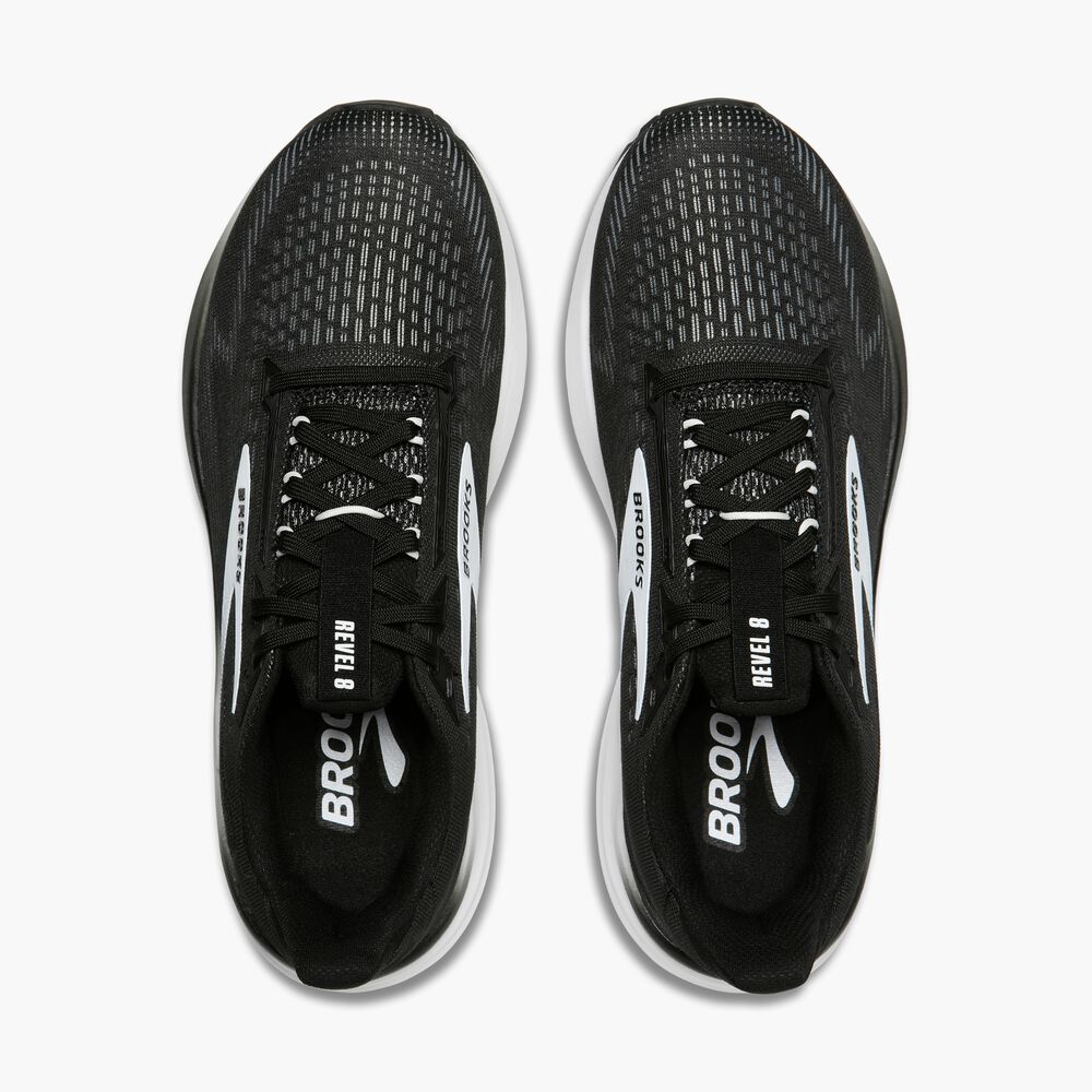 Brooks Revel 8 - Schwarz/Grau/Weiß