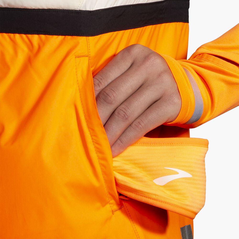 Brooks Run Visible Insulated Vest 2.0 - Ecru/Fluoro Flash/Schwarz