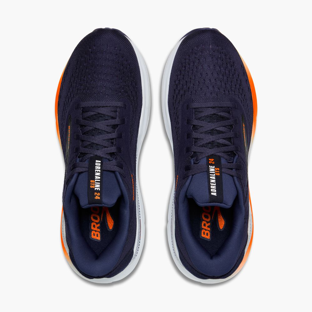 Brooks Adrenaline GTS 24 - Peacoat/Orange/Weiß