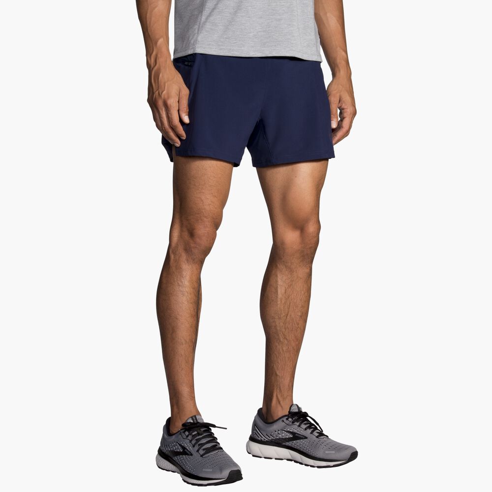 Brooks Sherpa 5" 2-in-1 Short - Marineblau