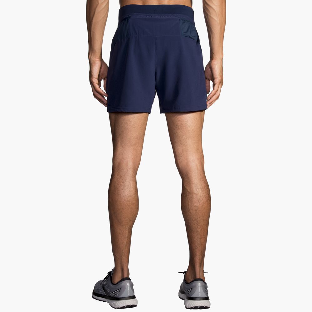 Brooks Sherpa 5" 2-in-1 Short - Marineblau