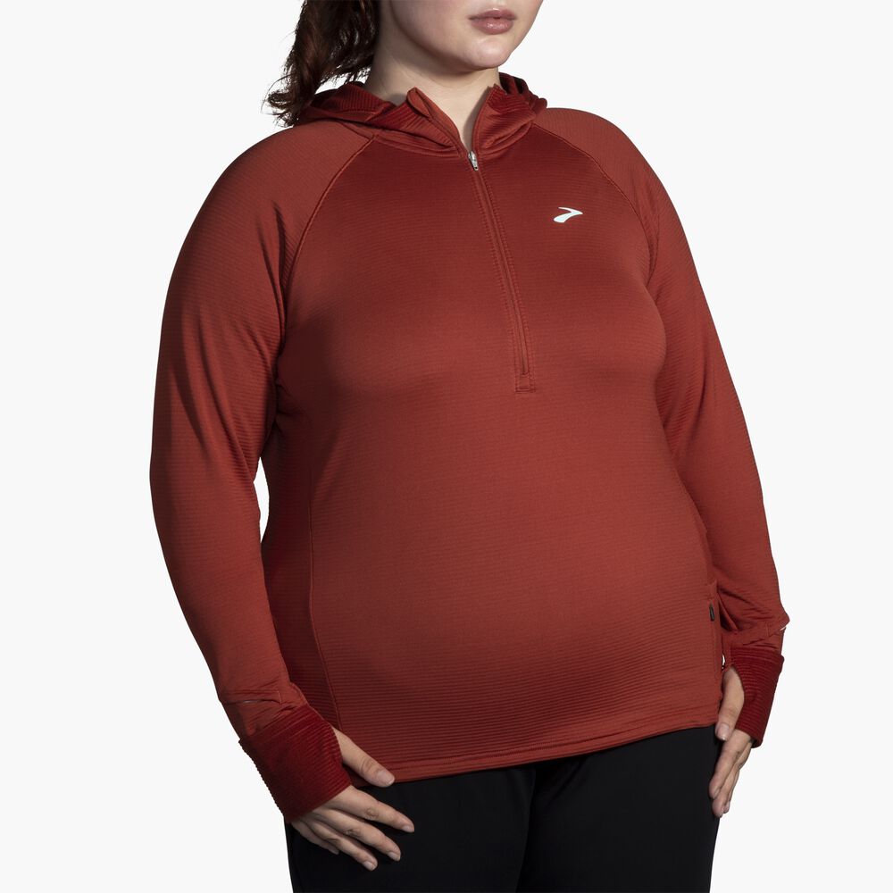 Brooks Notch Thermal Hoodie 2.0 - Kupfer