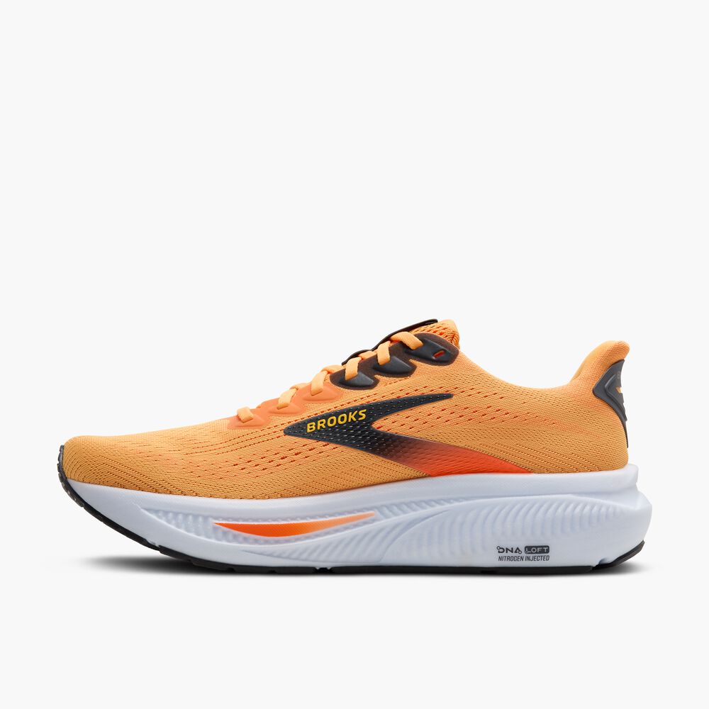 Brooks Ghost 17 - Leuchtendes Orange/Gelb/Ebenholz