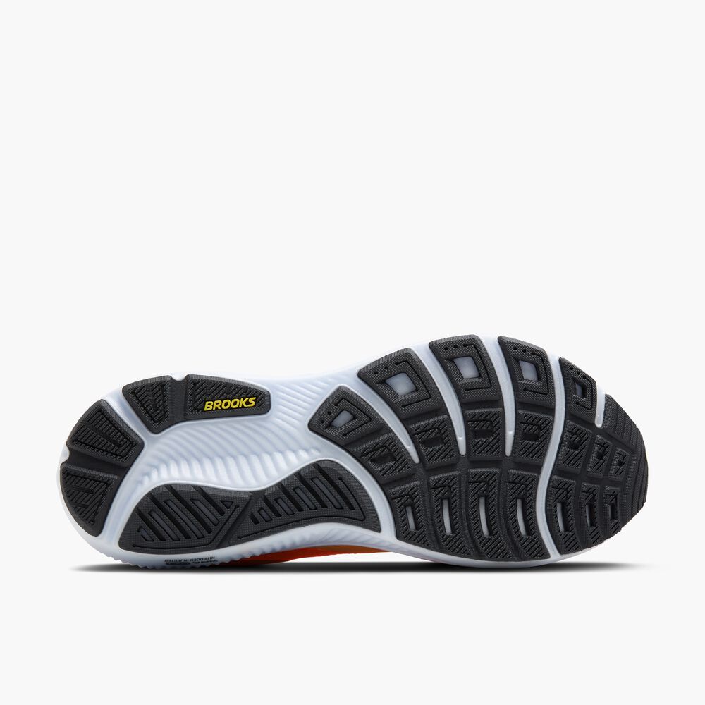 Brooks Ghost 17 - Leuchtendes Orange/Gelb/Ebenholz