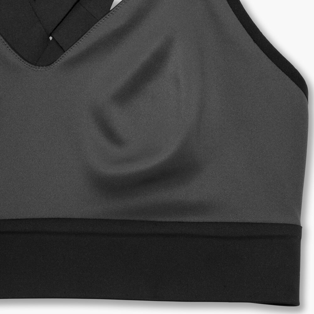 Brooks Interlace Sports Bra - Schwarz