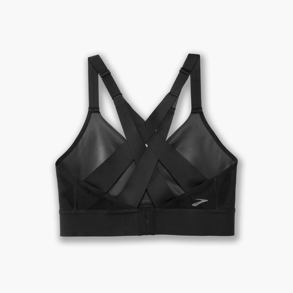 Brooks Interlace Sports Bra - Schwarz