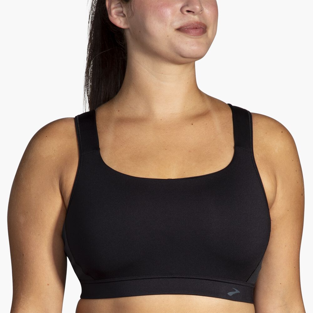 Brooks Convertible 2.0 Sports Bra - Schwarz