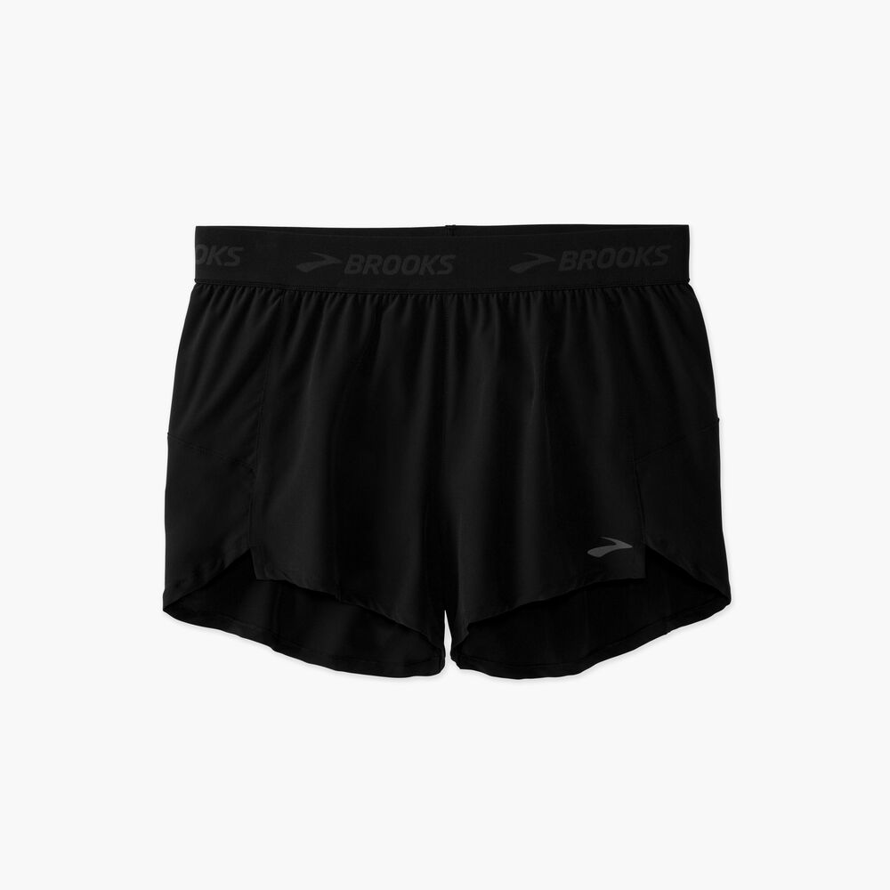 Brooks Chaser 3" Short - Schwarz/Brooks