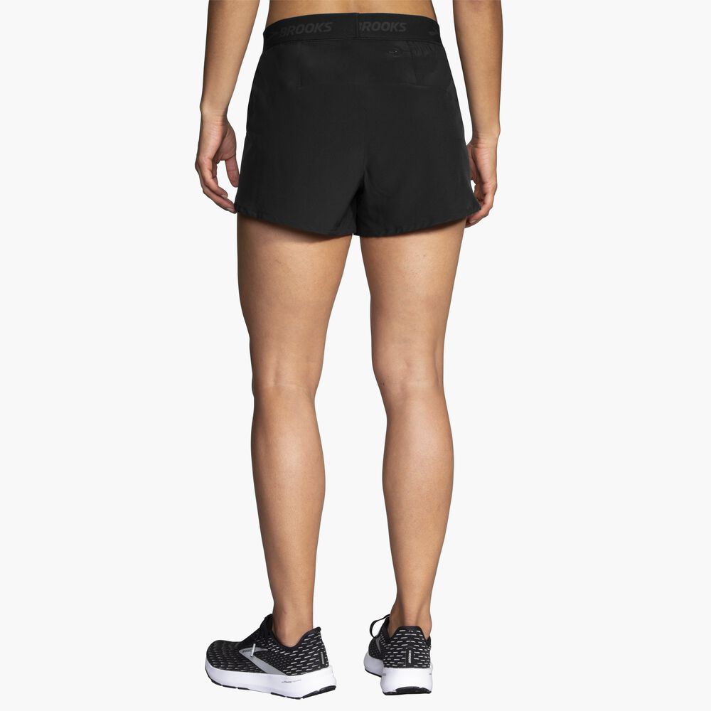 Brooks Chaser 3" Short - Schwarz/Brooks