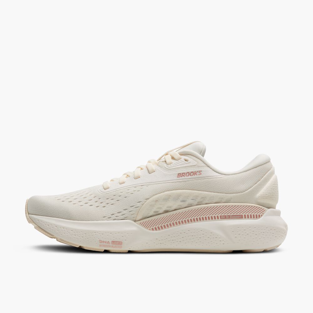 Brooks Adrenaline GTS 24 - Kokosnuss/Roségold/Weiß