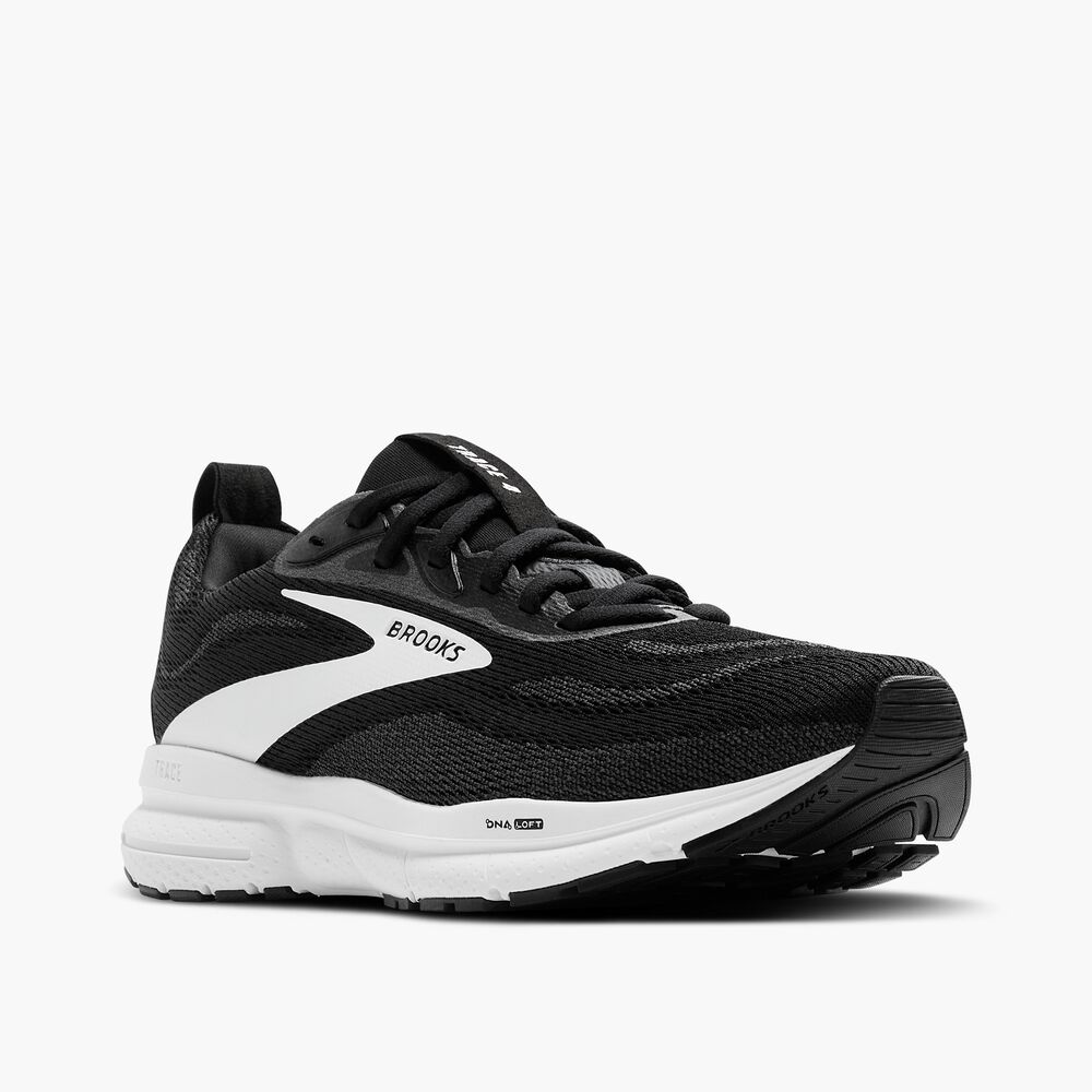 Brooks Trace 4 - Schwarz/Grau/Weiß