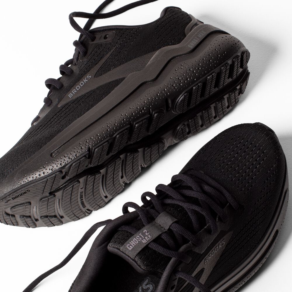 Brooks Ghost Max 2 - Schwarz/Schwarz/Ebenholz
