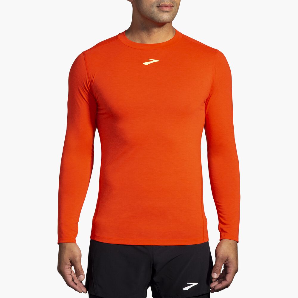 Brooks High Point Long Sleeve - Kirschtomate