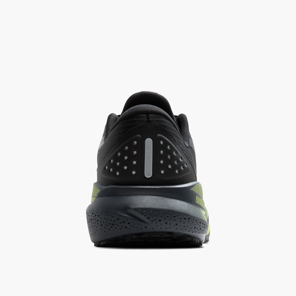 Brooks Adrenaline GTS 24 Weatherized - Schwarz/Ebenholz/Neugelb