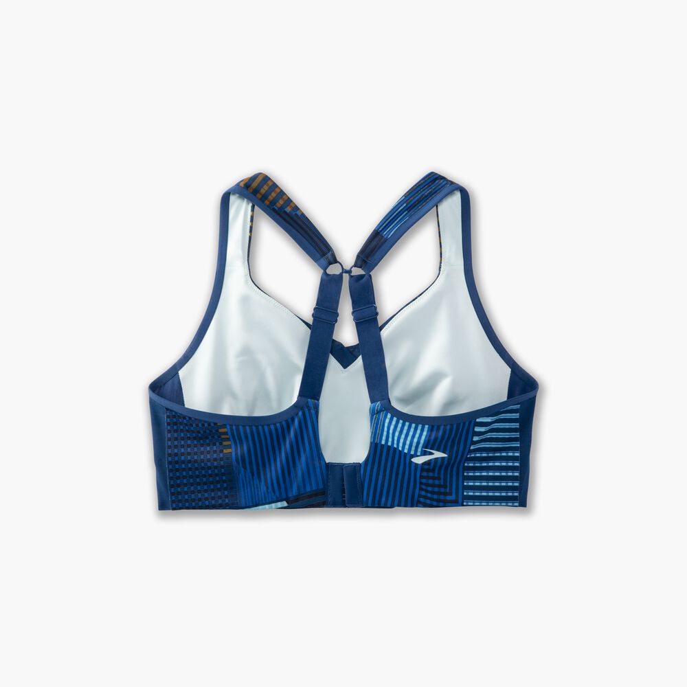 Brooks Convertible Sports Bra - Motion Print