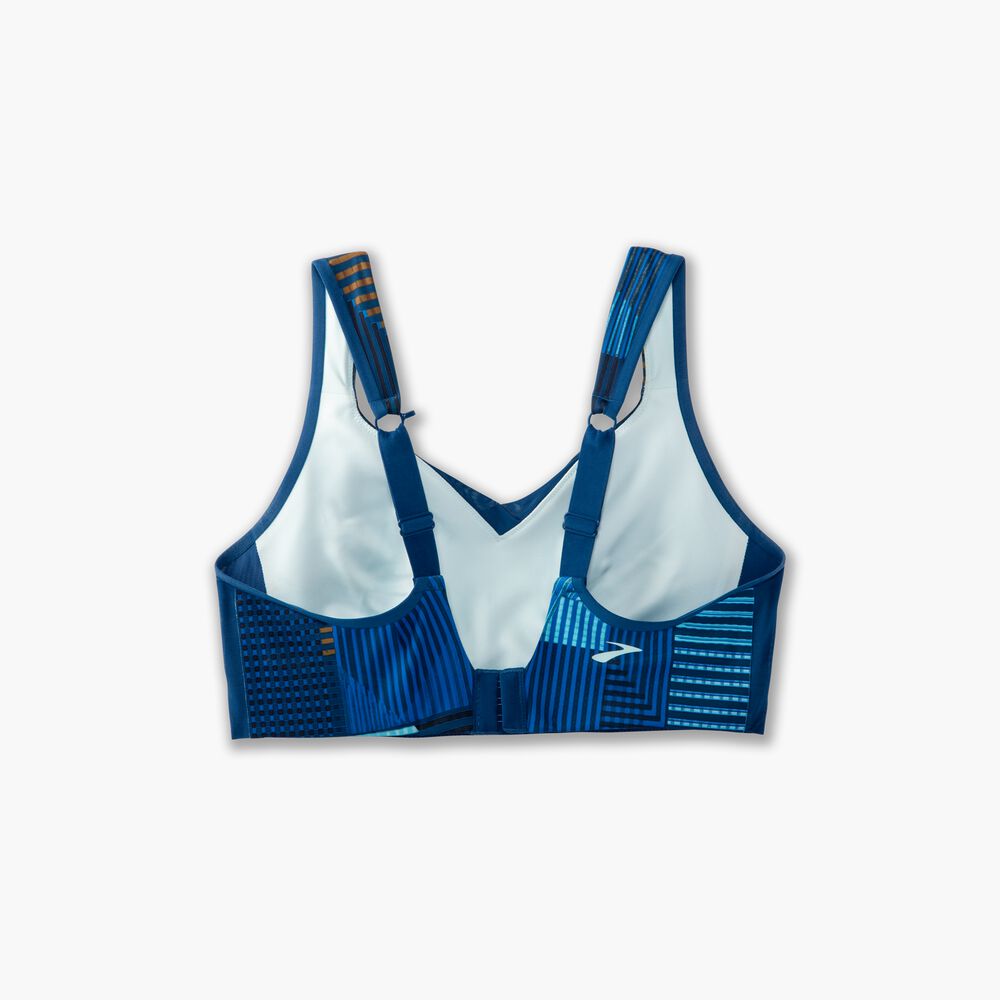 Brooks Convertible Sports Bra - Motion Print