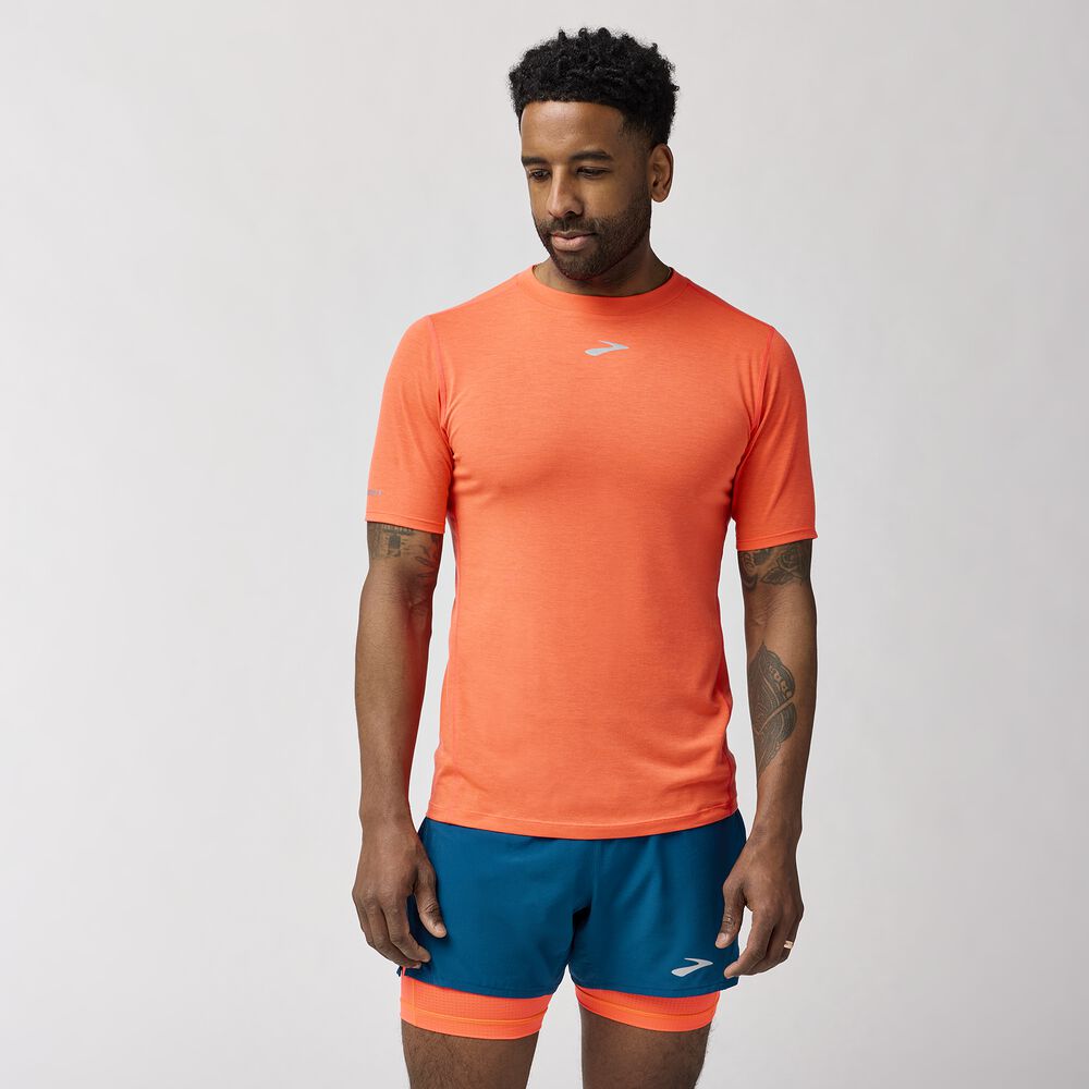 Brooks High Point Short Sleeve - Flame