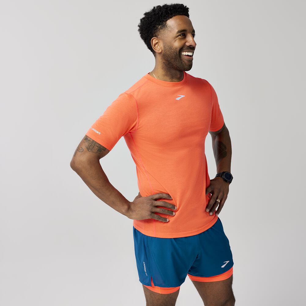 Brooks High Point Short Sleeve - Flame