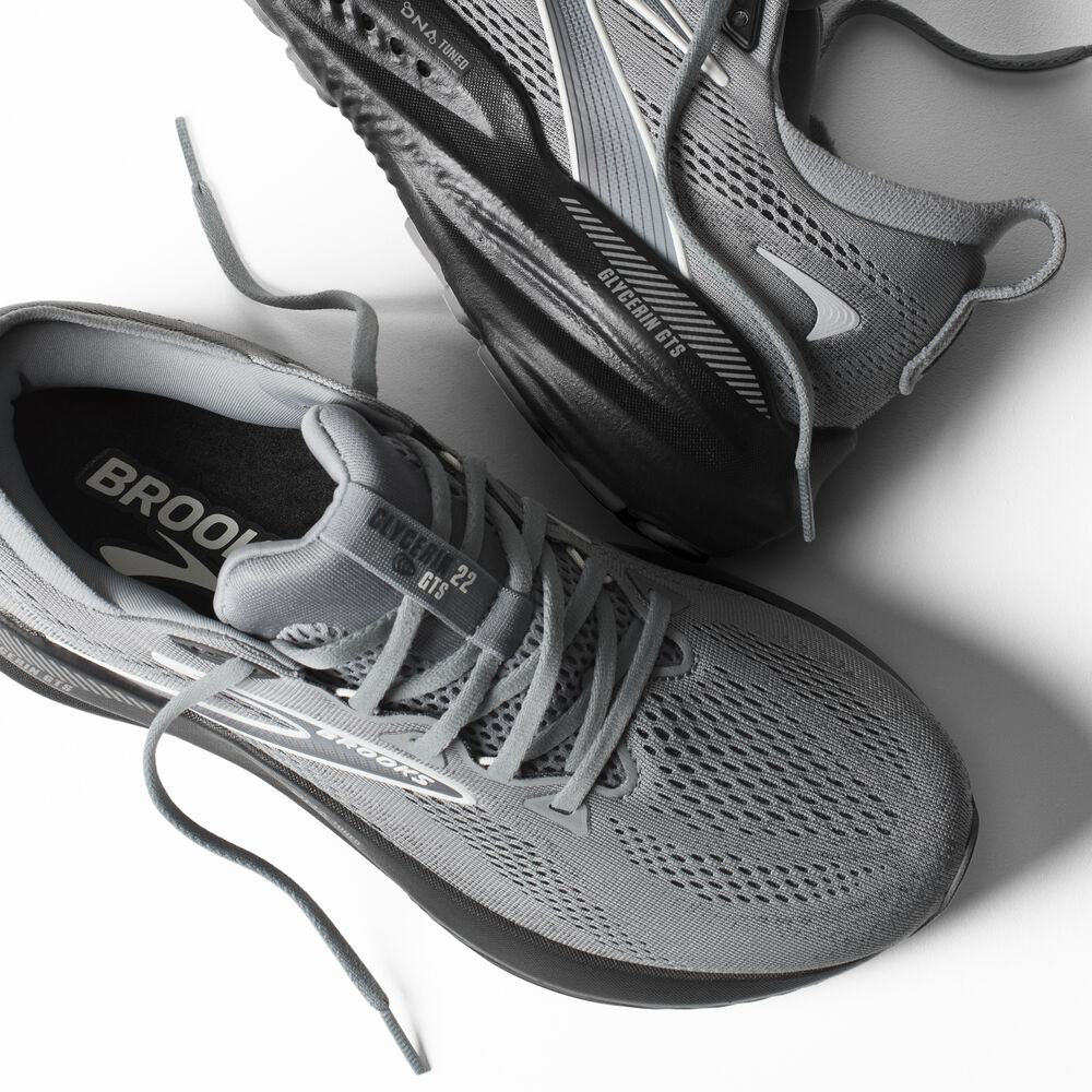 Brooks Glycerin GTS 22 - Primer Gray/Ebenholz/Bluewash